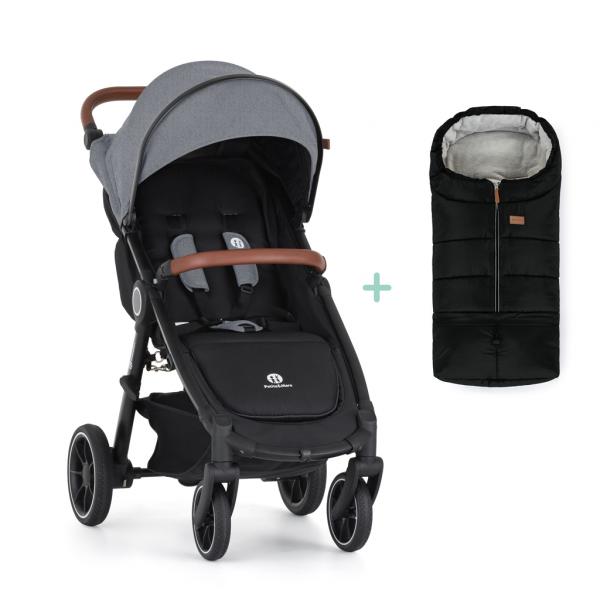 PETITE&MARS Kočík športový Street2 RWS Oak Ultimate Grey  + PETITE&MARS fusak Jibot ZADARMO 