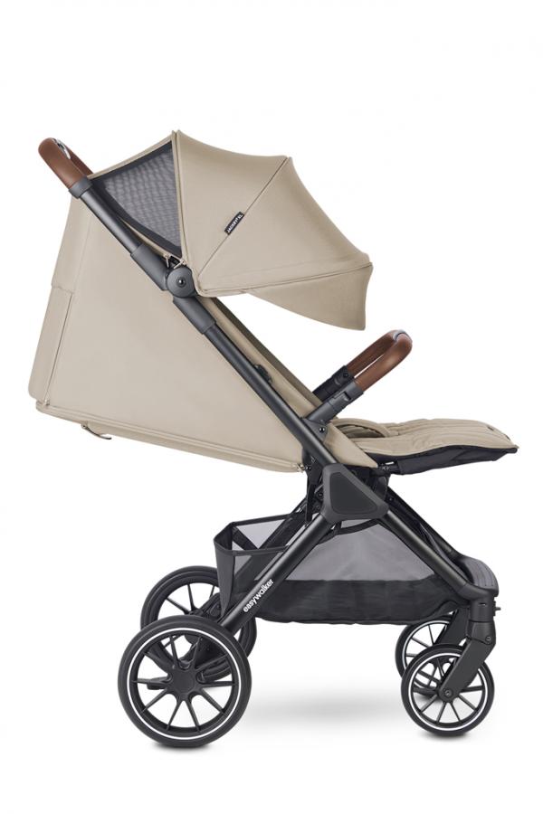 EASYWALKER Kočík športový Jackey2 XL Pearl Taupe + PETITE&MARS fusak Jibot ZADARMO 