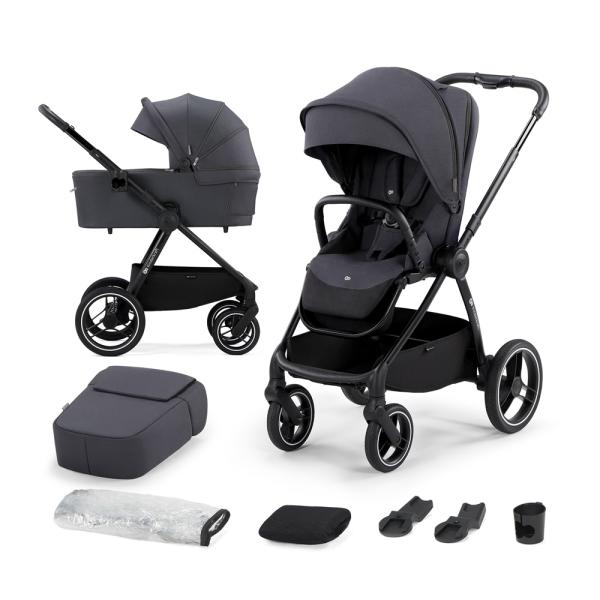 KINDERKRAFT SELECT Kočík kombinovaný Nea 2v1 Deep Grey, Premium 
