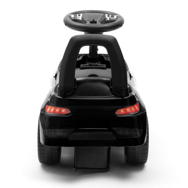Detské odrážadlo so zvukom Baby Mix RACER čierne 