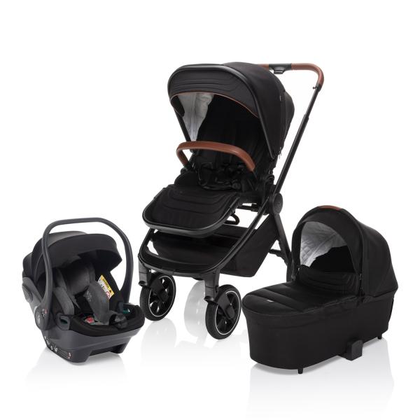 Zopa SET Športový kočík Move Cross + korba XL + autosedačka 2023, Night Black/Black 