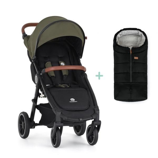 PETITE&MARS Kočík športový Street2 RWS Oak Mature Olive + PETITE&MARS fusak Jibot ZADARMO 