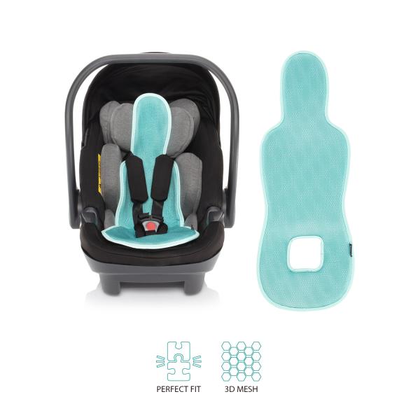 Zopa priedušná podložka do autosedačky Breeze sk. 0+, Aquatic Green 