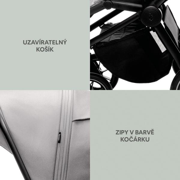 Zopa Set Športový kočík Move Cross 3 + korba XL 3 + adaptéry, Antique Green/Gold 