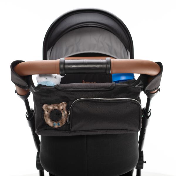 Organizér na kočík Deluxe, Black 
