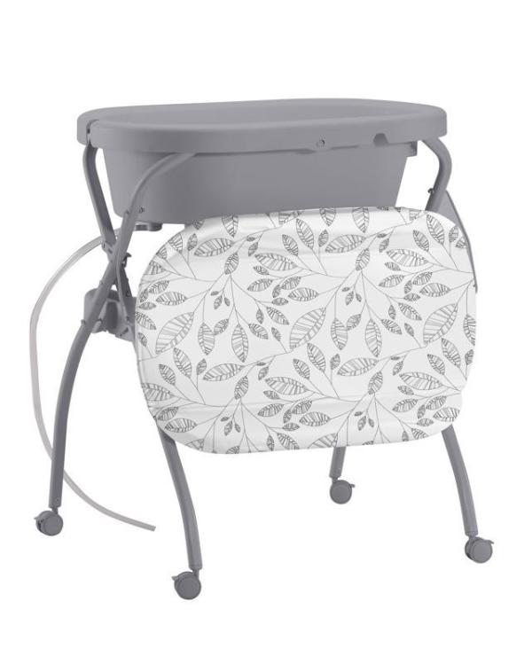 PETITE&MARS Prebaľovací pult s vaničkou Spa 3v1 Grey 