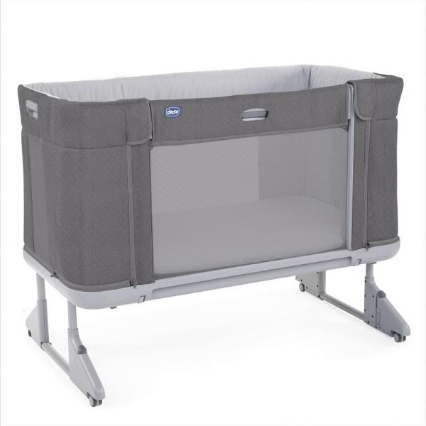 CHICCO Postieľka Next2Me Forever - Moon Grey 