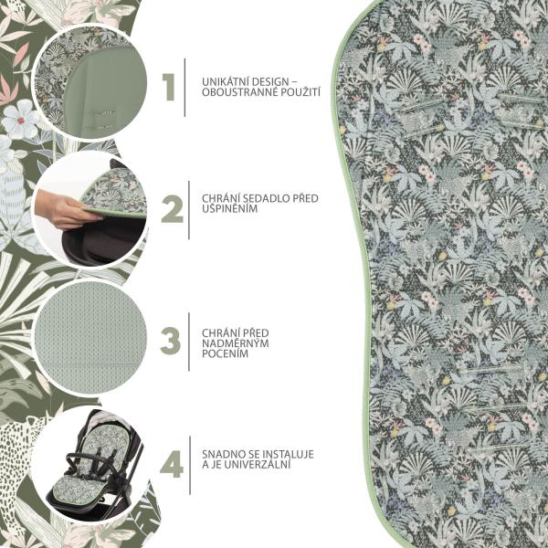 Zopa Priedušná vložka do kočíka Breeze, Madagaskar Green 