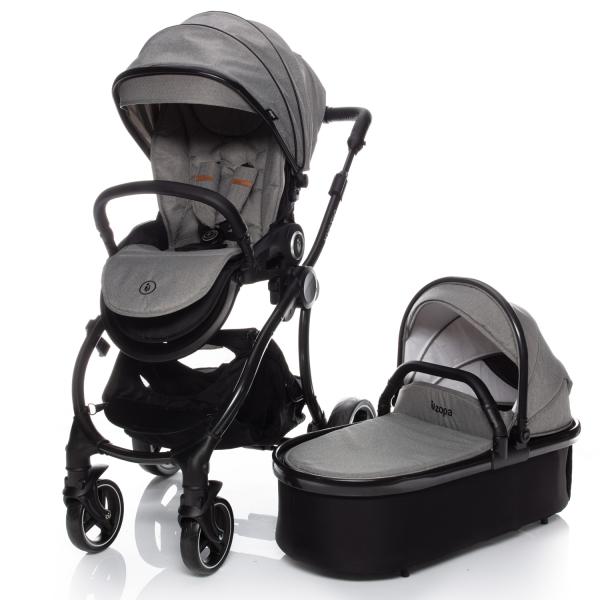 Zopa kombinovaný kočík Mystic, Silver Grey 