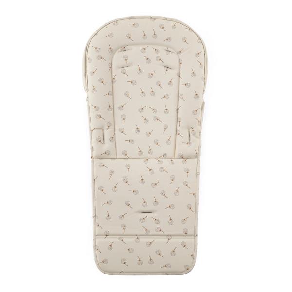 PETITE&MARS Poťah sedadla a podnos k detskej stoličke Gusto Beige Dandelions 