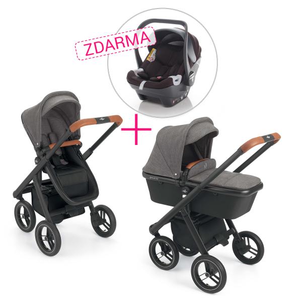 Neonato SET Kočík Puro + autosedačka X1, Col.46A, 2023 