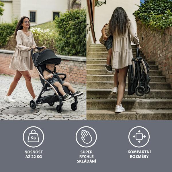Zopa športový kočík Quiq, Bright Grey 