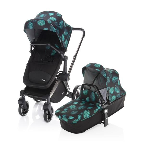 Zopa SET Podvozok Evoque + Farebný set ku kočíku Evoque, S/BL_Jungle 