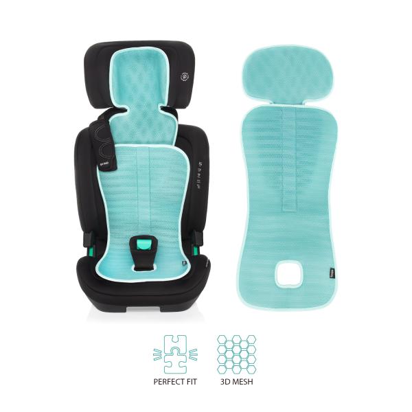 Zopa priedušná podložka do autosedačky Breeze sk. 2/3, Aquatic Green 