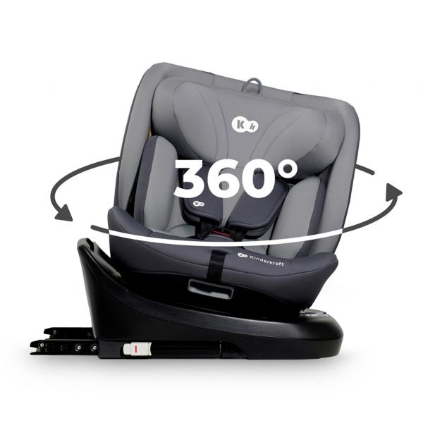 KINDERKRAFT Autosedačka I-Grow i-Size 40-150 cm Grey 