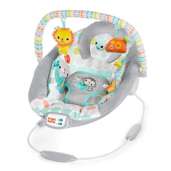 BRIGHT STARTS Lehátko vibrujúce s melódiou Whimsical Wild 0m+, do 9 kg, 2019 
