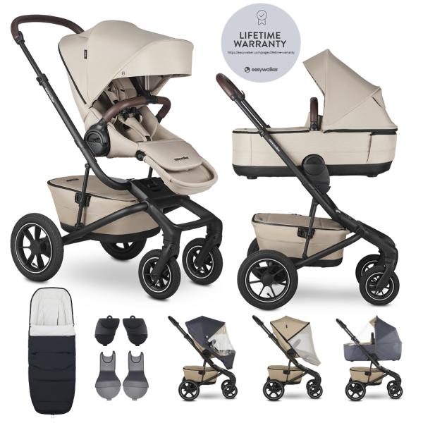 EASYWALKER Kočík kombinovaný Jimmey Explore Pearl Taupe AIR 
