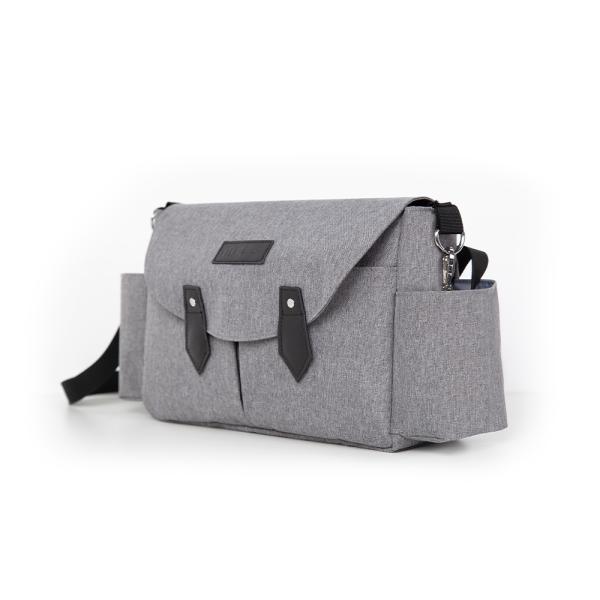 PETITE&MARS Taška prebaľovacia Sara Grey Black 
