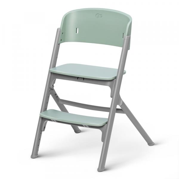 KINDERKRAFT SELECT Set jedálenská stolička Livy Olive Green + lehátko Calmee, Premium 